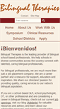 Mobile Screenshot of bilingualtherapies.com